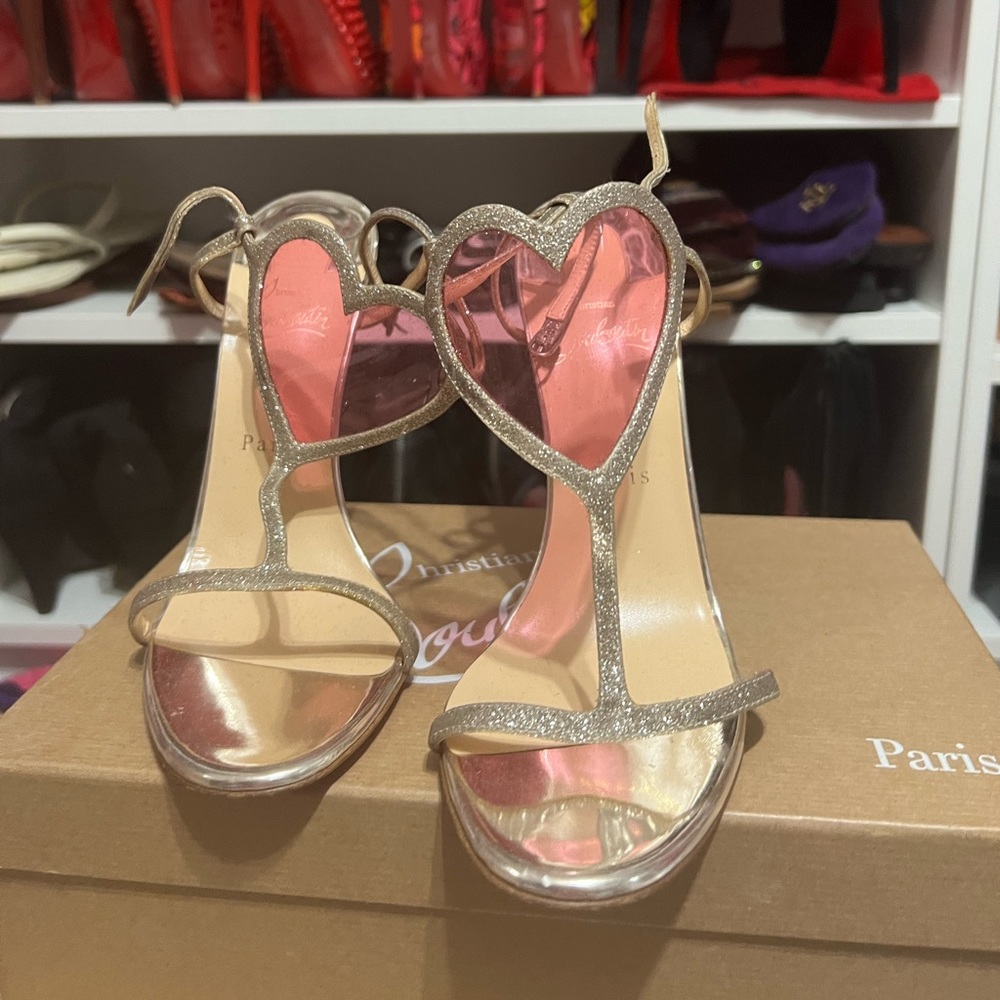 Louboutin Cora Heart Sandals